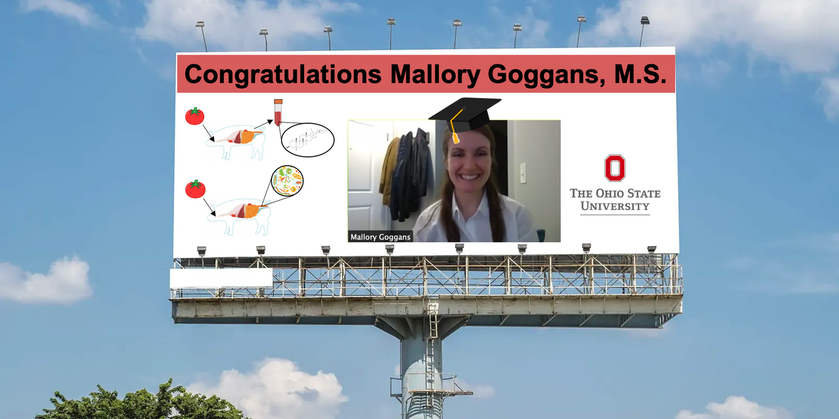 Mallory completes her M.S.!
